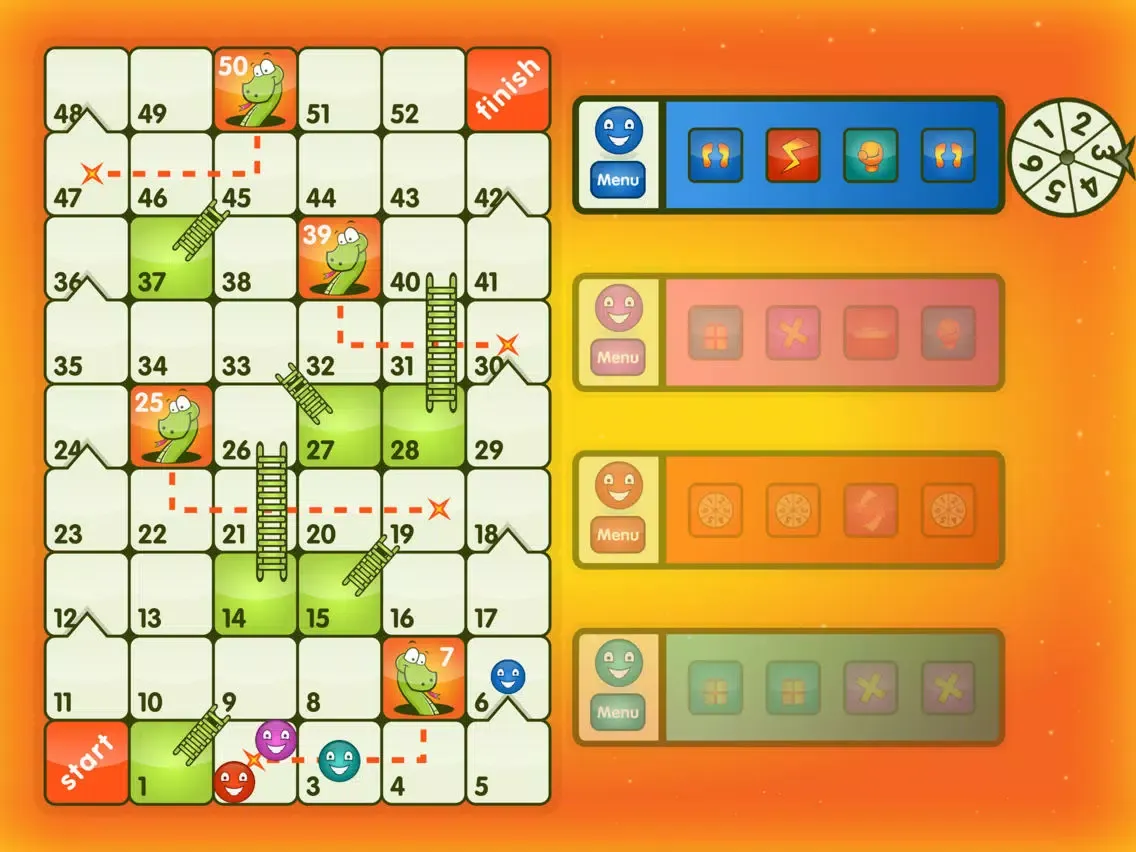 Laddersnake - Snakes & Ladders iPad  Screenshots