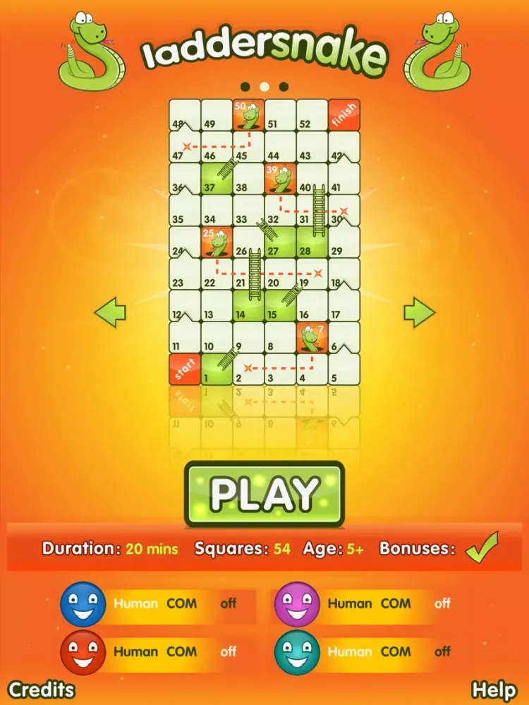 Laddersnake - Snakes & Ladders iPad  Screenshots