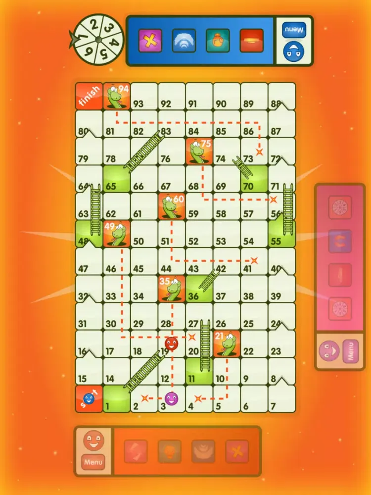 Laddersnake - Snakes & Ladders iPad  Screenshots