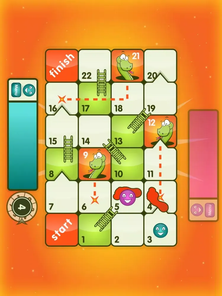 Zrzuty ekranu Laddersnake Free - Snakes and Ladders iPad 