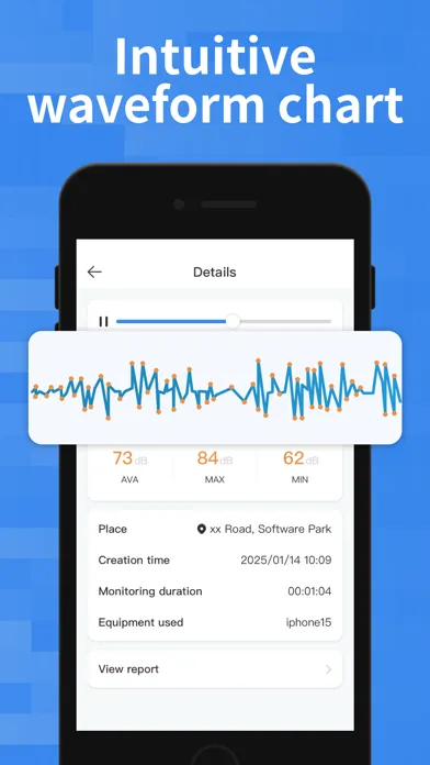 Sound noise decibel meter スクリーンショット