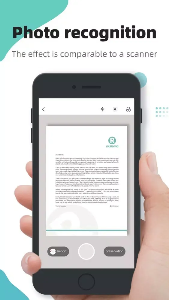Scanner-Image to text Screenshots