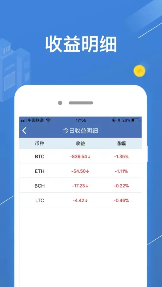 Captures d'écran de 币汇算-最好用的数字资产计算工具