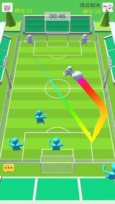 ภาพหน้าจอของ Football Jelly Battle Hole