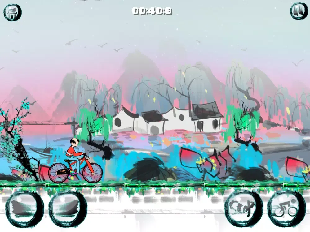 Captures d'écran de Ink bike iPad 