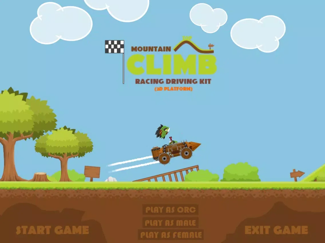 2D Racing Car Game iPad  Screenshots