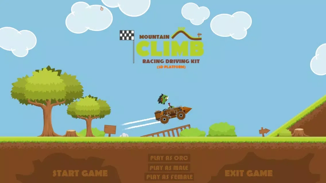 2D Racing Car Game Screenshots