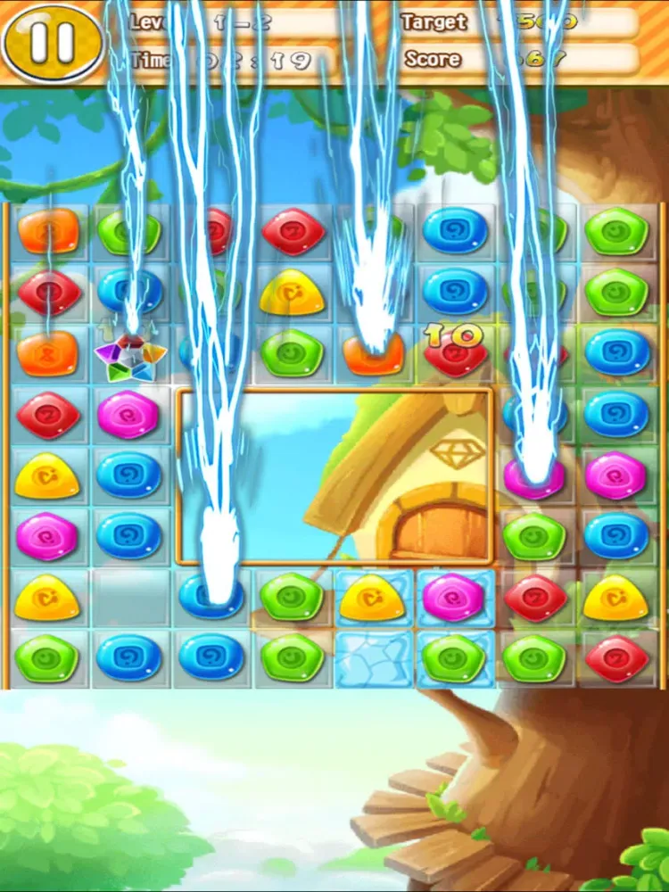 Tangkapan layar Jewel Mania Sugar Blast-Fun Soda Candy Blitz,Match 3 crush puzzle game iPad 
