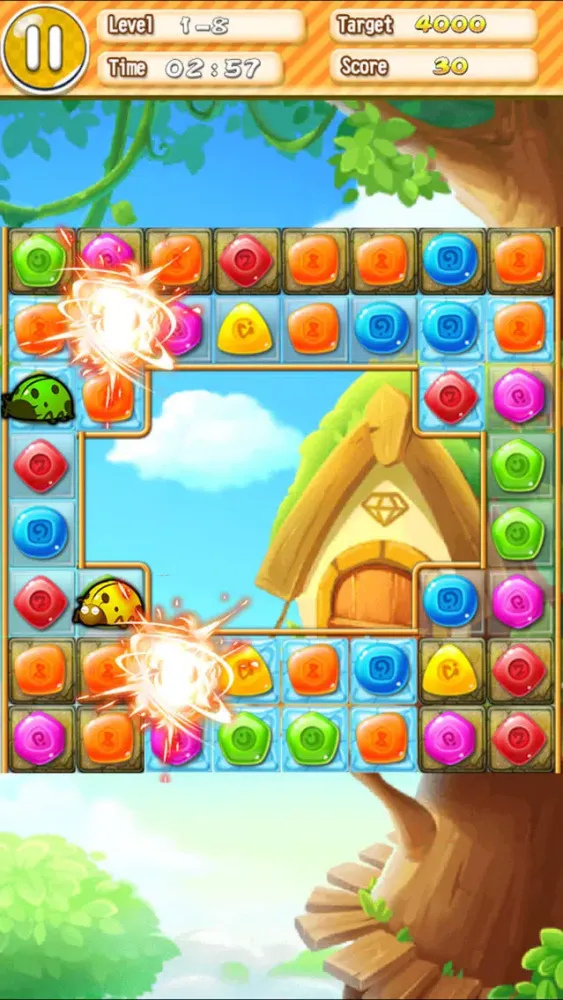 Tangkapan layar Jewel Mania Sugar Blast-Fun Soda Candy Blitz,Match 3 crush puzzle game