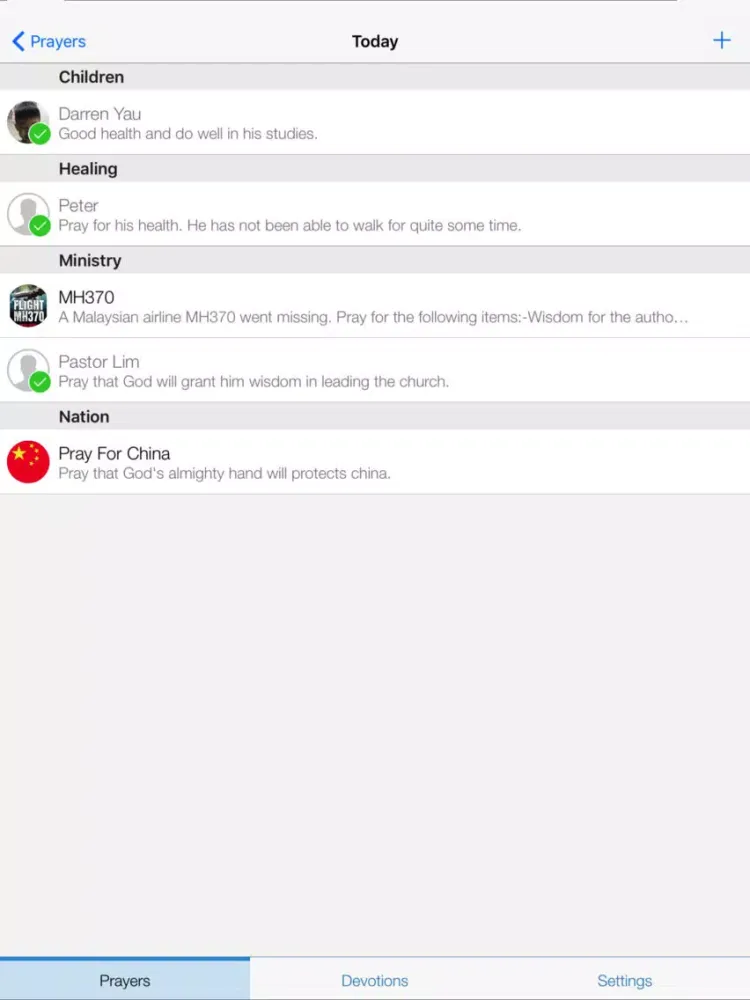 Capturas de pantalla de Prayer App - Christian Journal iPad 