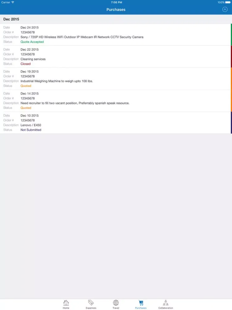 PocketBuyer – For Expenses tracking, Expenses reporting, Travel & Purchases iPad  Screenshots