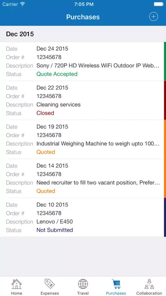 PocketBuyer – For Expenses tracking, Expenses reporting, Travel & Purchases Screenshots