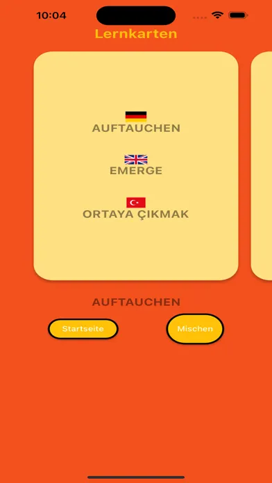 Ảnh chụp màn hình của German Words Vocabulary