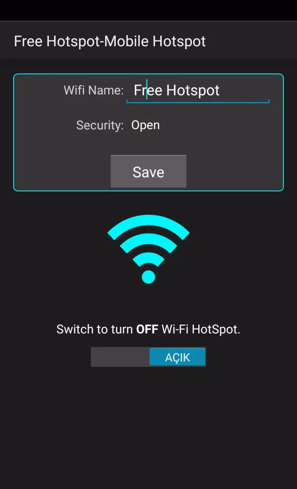 Mobile Personal Hotspot स्क्रीनशॉट