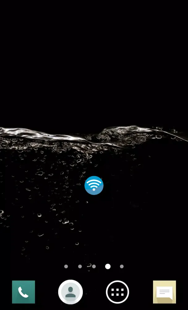 Tangkapan layar Wi-fi Hotspot