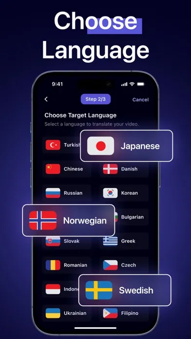 Ảnh chụp màn hình của Dub: AI Video Translator