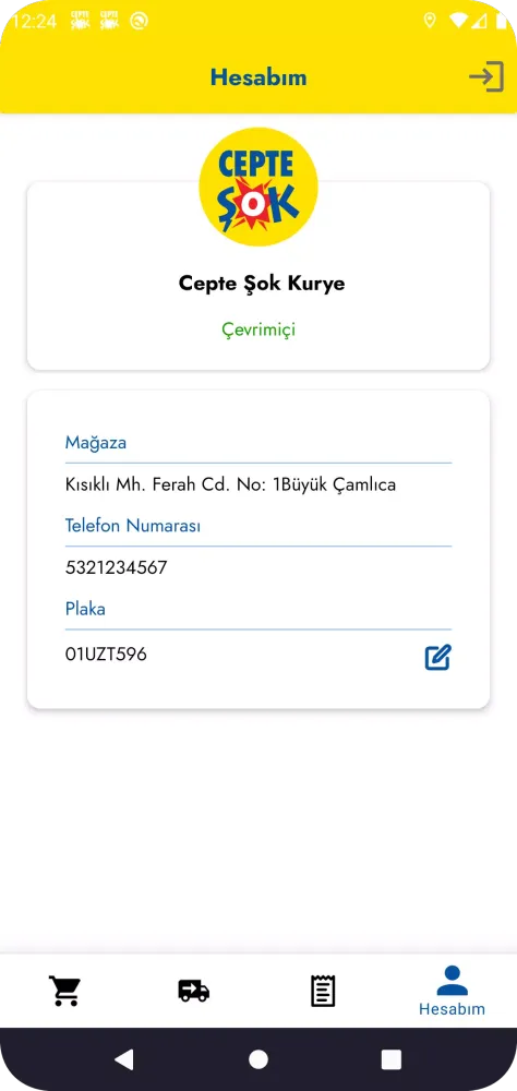 Capturas de tela do Cepte Şok Kurye