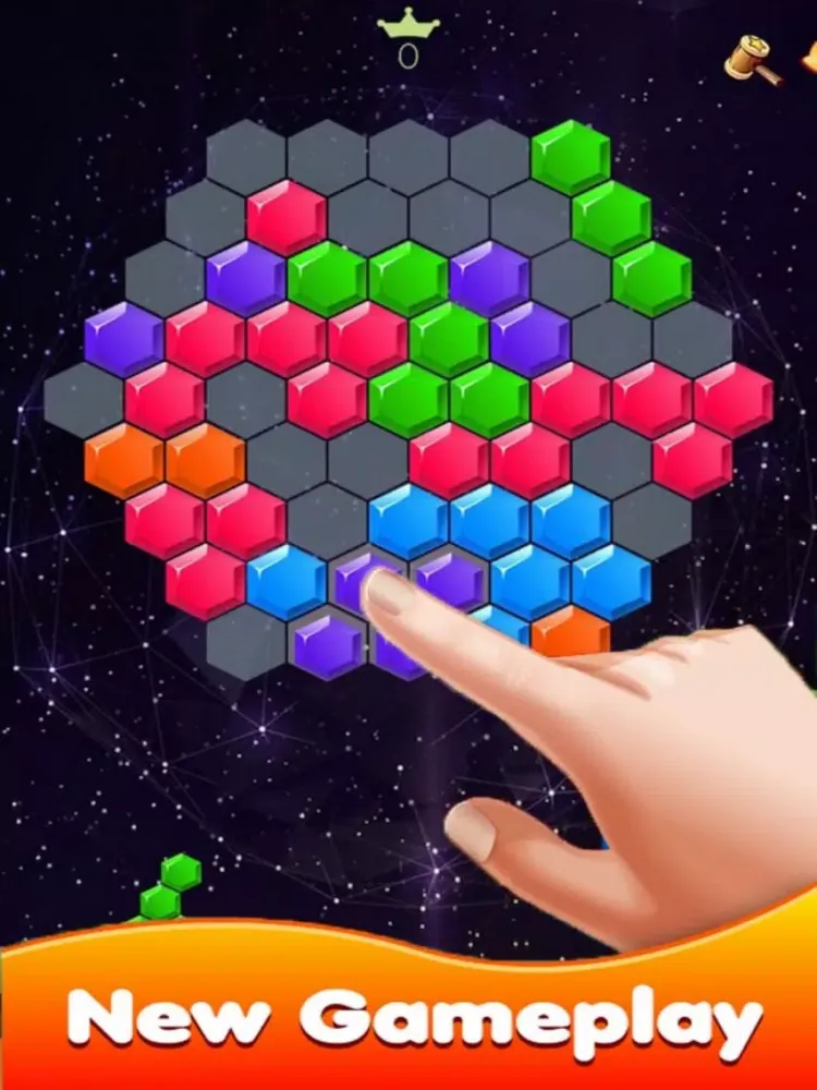 Mini Color Hexa Puzzle iPad  سکرین شاٹس