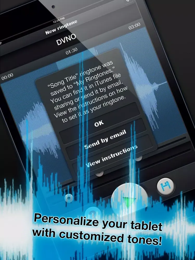 صور Ringtone Apps Music Cutter Pro iPad 