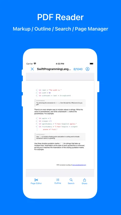 ภาพหน้าจอของ PDF Mpjex - Editor for pdf