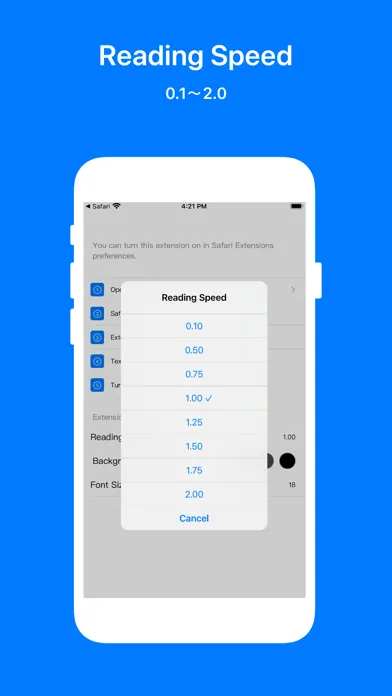 Text Zipym Reading Extension應用截圖