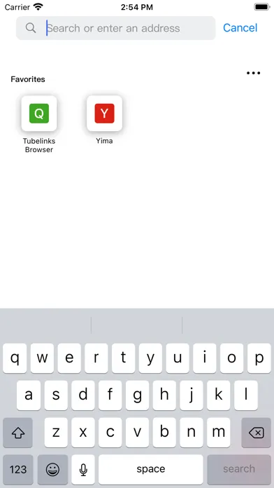 Screenshot di TubeLinks Browser