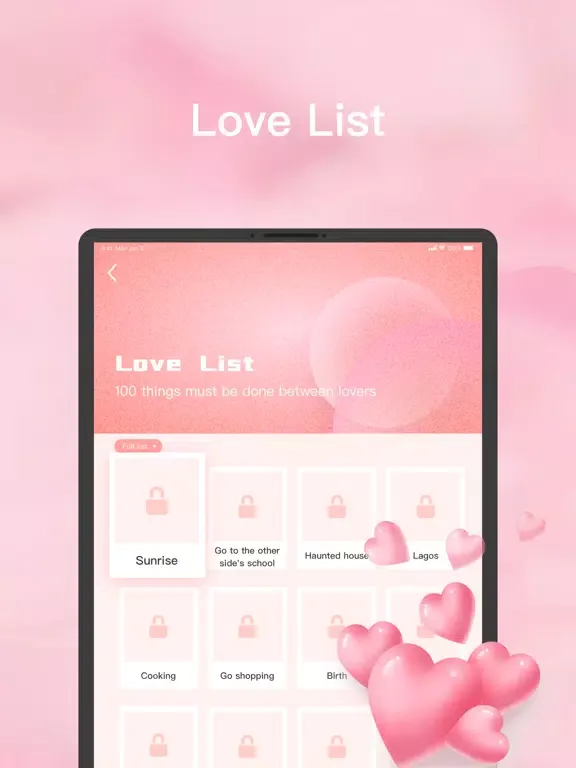 Love Days - My Love Counter iPad  Screenshots