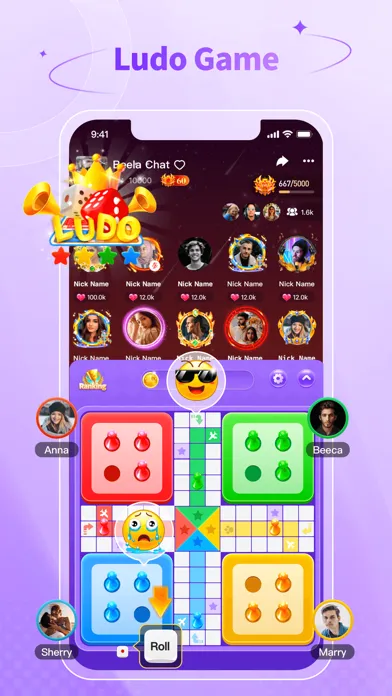 Скриншоты Beela Chat -Voice Chat Rooms
