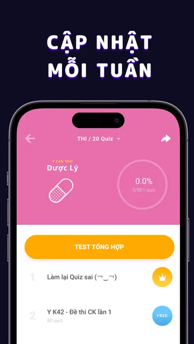 FA Quiz - Trắc nghiệm Y Khoa Screenshots