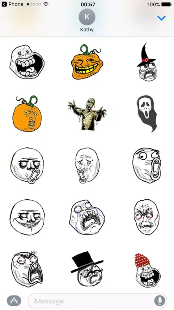 Halloween Stickers Pumpkin Monster Emojis স্ক্রিনশট