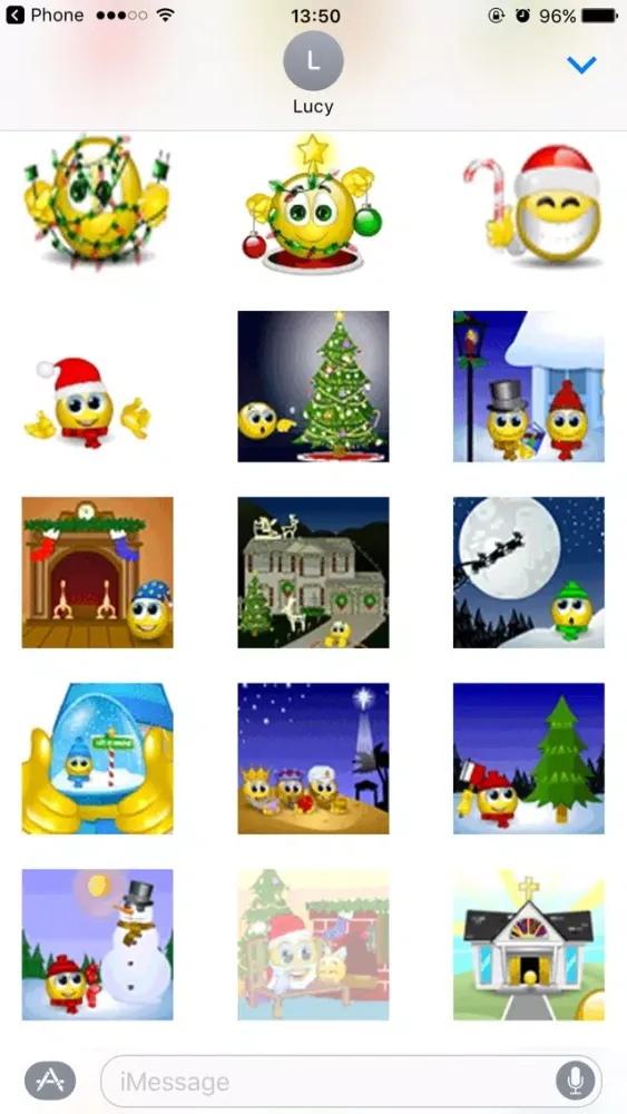 Santa Animated Emoji Stickers Pack for Texting Screenshots
