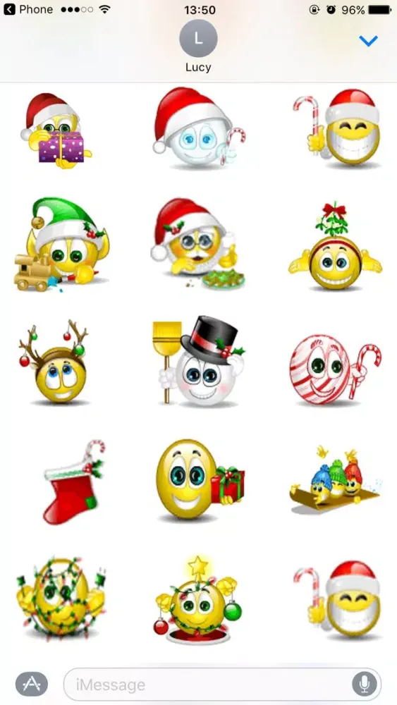 Santa Animated Emoji Stickers Pack for Texting Screenshots