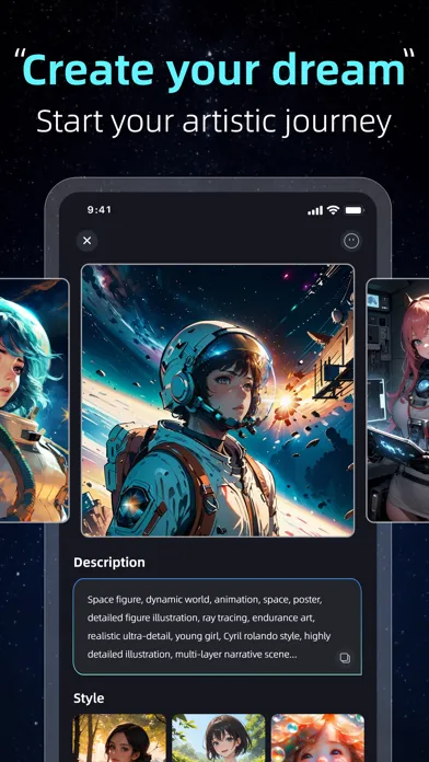 Mirage - AI Art Generator Screenshots