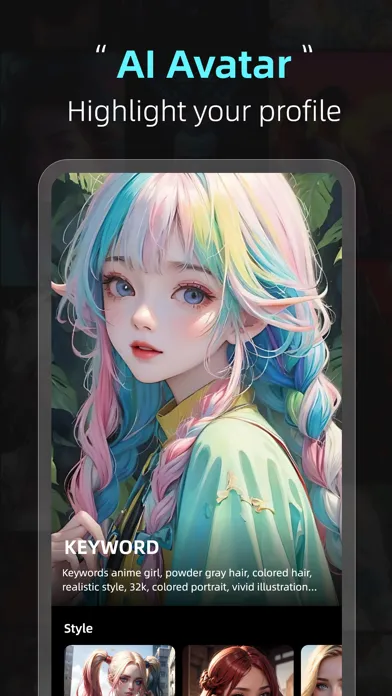 Mirage - AI Art Generator Screenshots