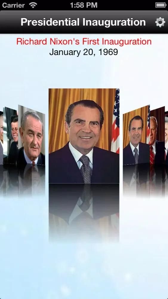 Tangkapan skrin U.S. Presidential Inauguration Address