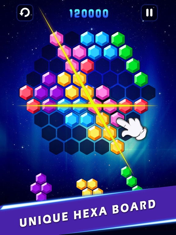 ภาพหน้าจอของ Block Puzzle Classic. iPad 