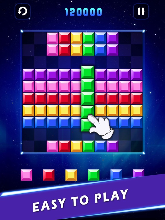 ภาพหน้าจอของ Block Puzzle Classic. iPad 