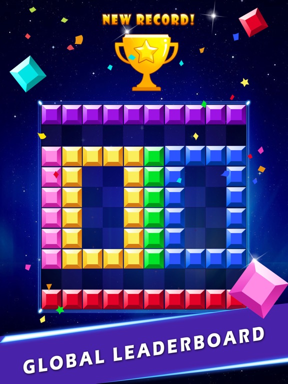 ภาพหน้าจอของ Block Puzzle Classic. iPad 