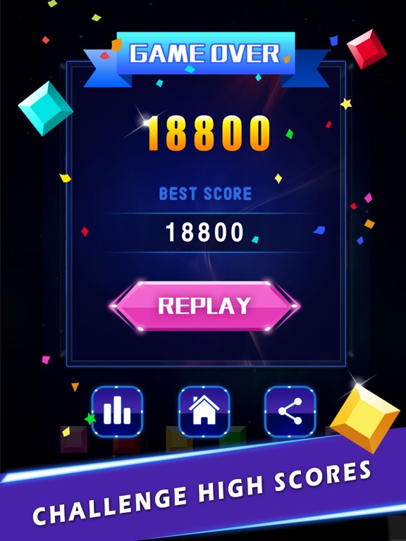 ภาพหน้าจอของ Block Puzzle Classic. iPad 