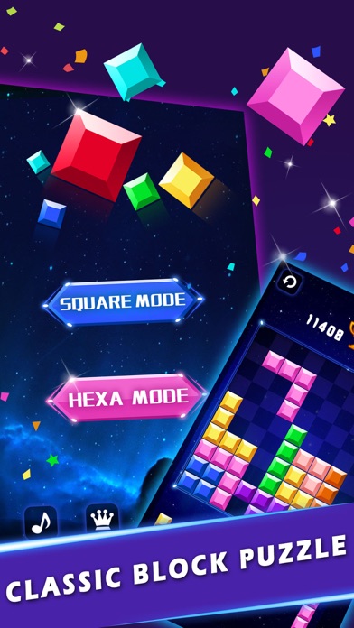 ภาพหน้าจอของ Block Puzzle Classic.