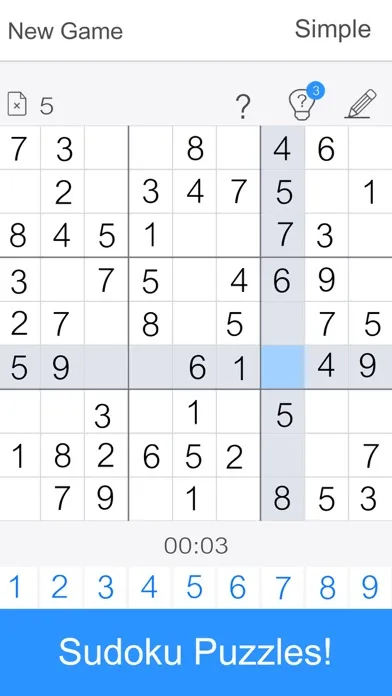 Capturas de tela do Sudoku - Classic Sudoku Games