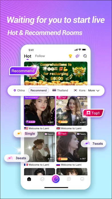 Lami Live -Live Stream&Go Live Screenshots