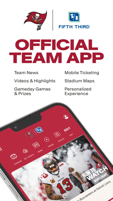 Tampa Bay Buccaneers Official স্ক্রিনশট