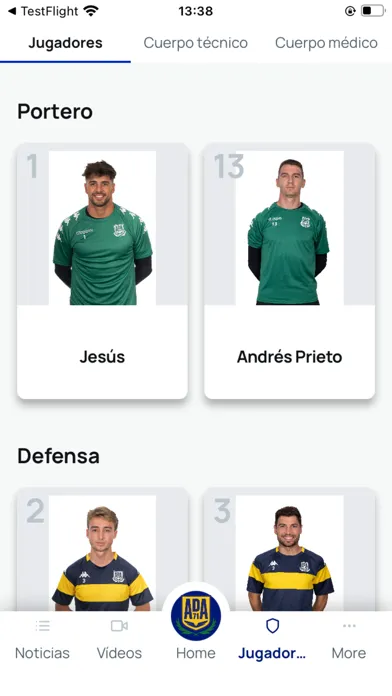 Tangkapan layar AD Alcorcón - App Oficial