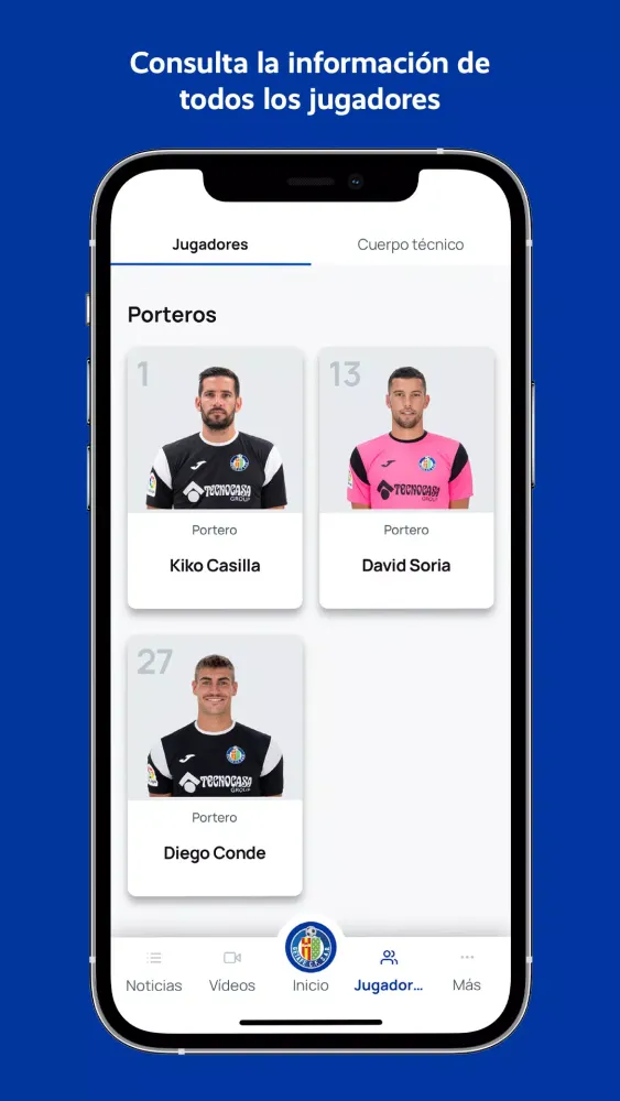 Capturas de tela do Getafe CF