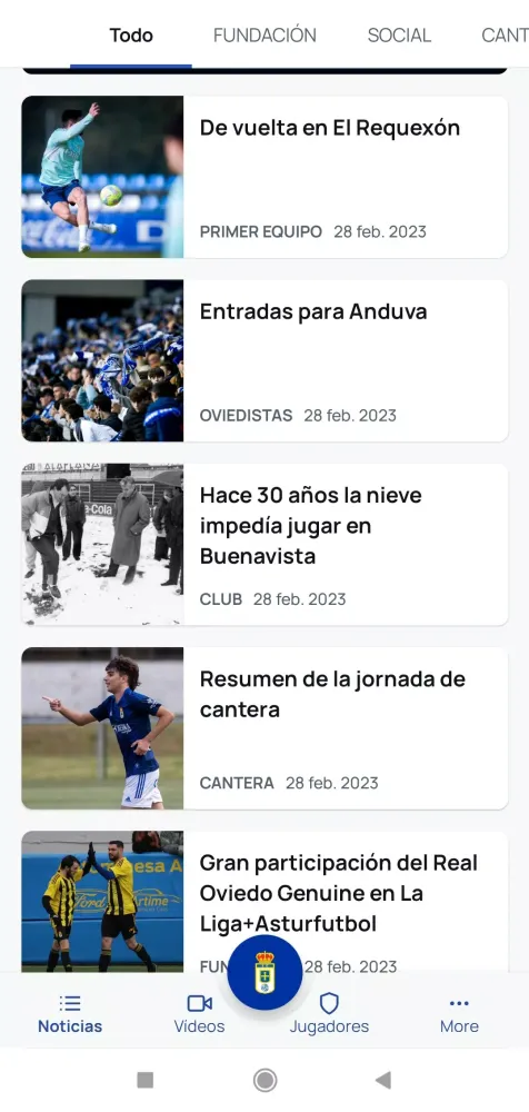 Real Oviedo 스크린샷