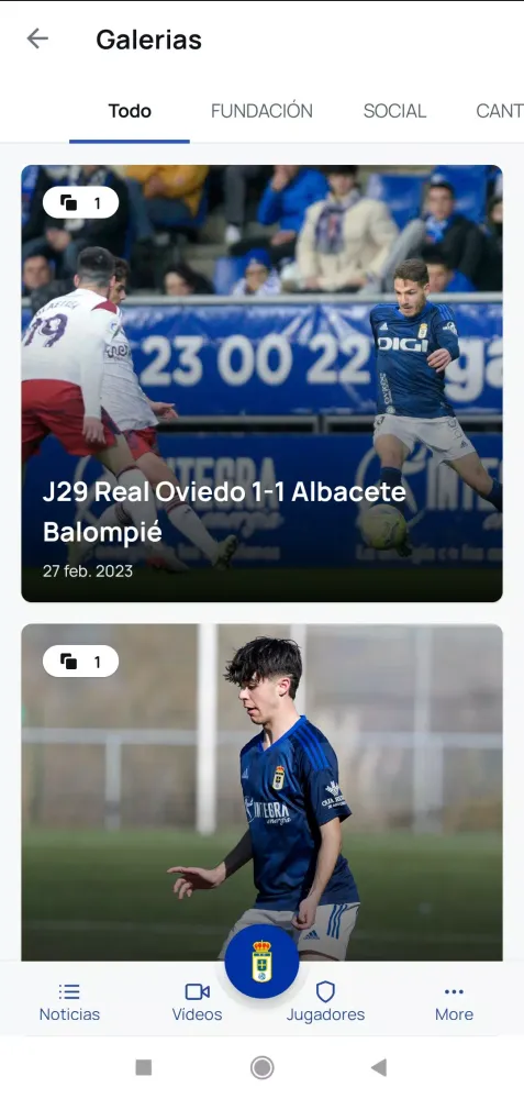Real Oviedo 스크린샷