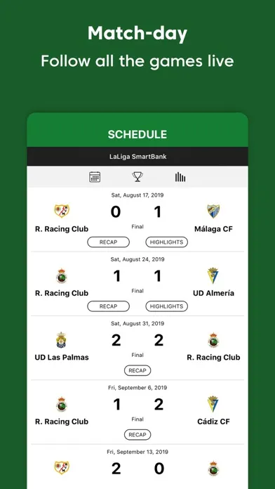 Capturas de pantalla de Racing - App Oficial