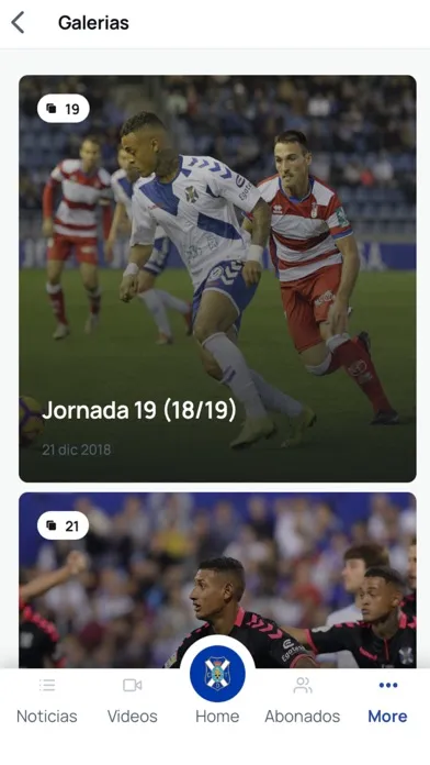 Club Deportivo Tenerife - App Ekran Görüntüleri