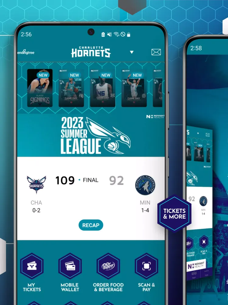 Capturas de pantalla de Charlotte Hornets